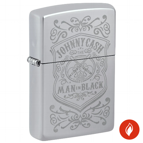 Zippo Chrom Geb Rstet Johnny Cash Jetzt Online Bestellen