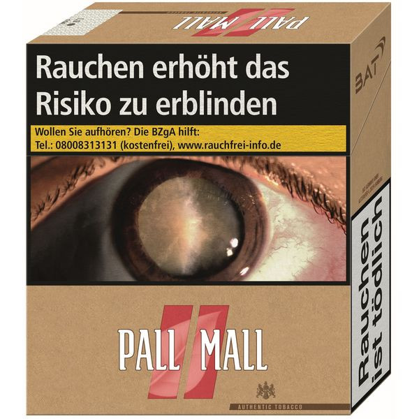 Pall Mall Authentic Red Giga Zigaretten Einzelschachtel Kaufen