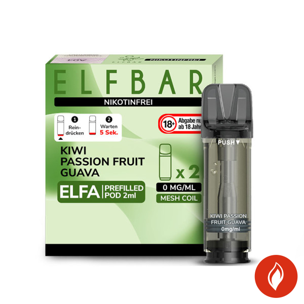 Elfbar Elfa Pods Kiwi Passion Fruit Guava - Nikotinfrei