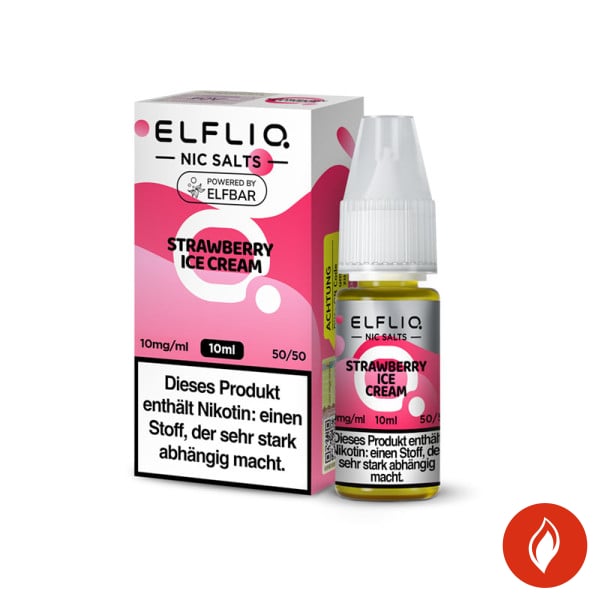 Elfbar Elfliq Strawberry Ice Cream 10mg Nikotinsalz