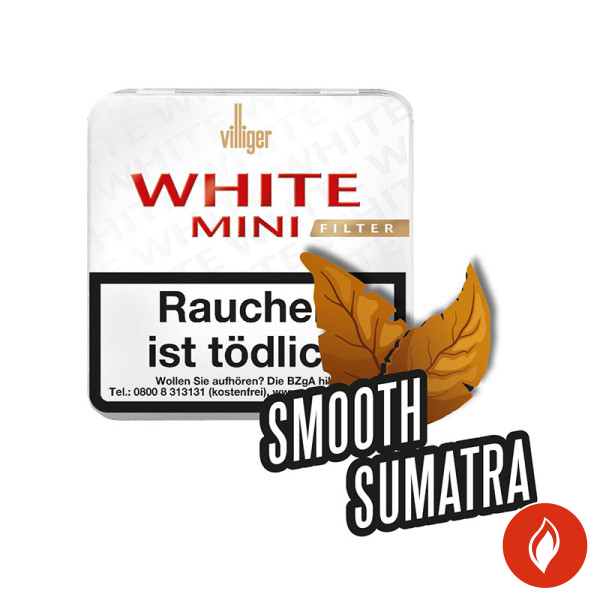 Villiger White Mini Smooth Sumatra Filter