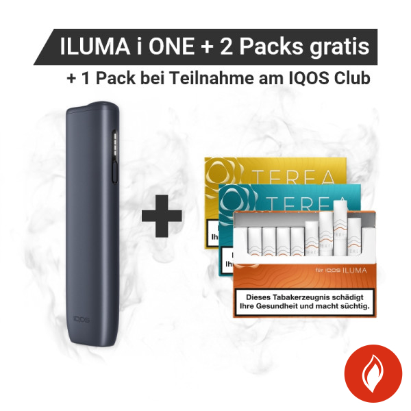 IQOS ILUMA i ONE Midnight Black + Gratis TEREA Packs