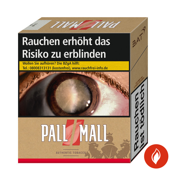 Pall Mall Authentic Red Super Zigaretten Einzelschachtel