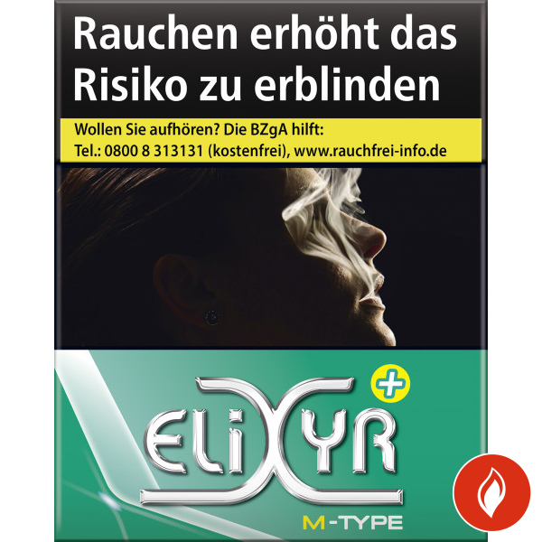 Elixyr Green Zigaretten BP + Einzelpackung