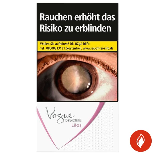 Vogue Charactère Lilas Original Pack Zigaretten Stange