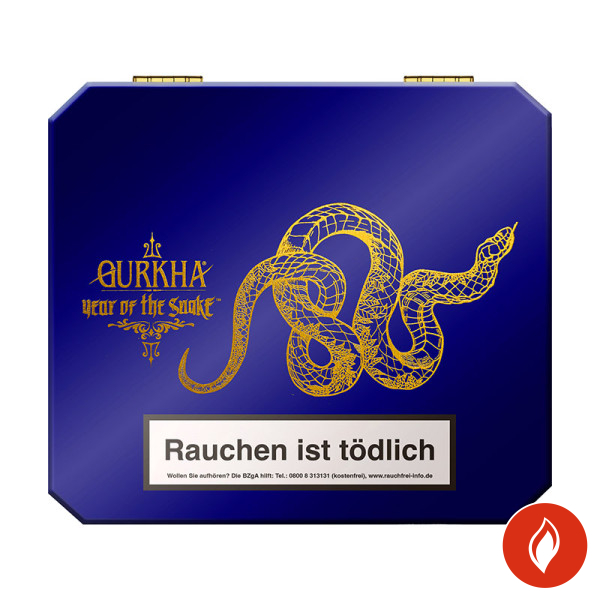 Gurkha Limitadas Year of the Snake Blue EPC Toro Zigarren Kiste Closed