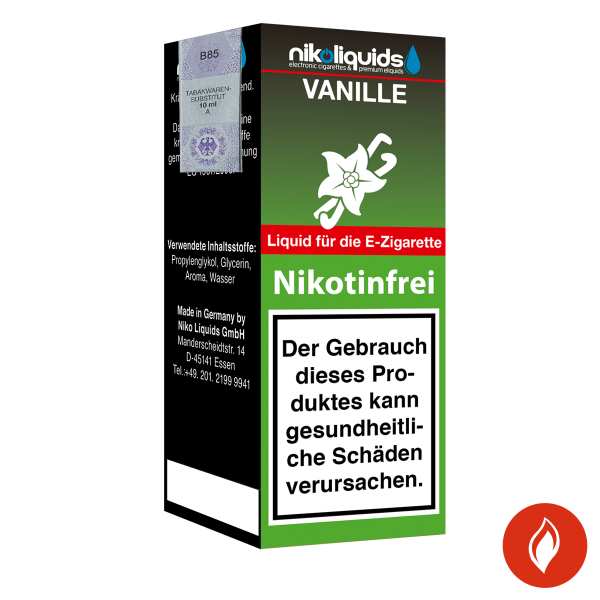 E-Liquid Nikoliquids Vanille 0 mg 70 Pg/30 Vg