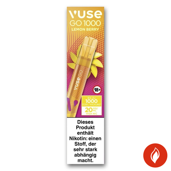 Vuse Go 1000 Lemon Berry 20mg Einweg E-Zigarette