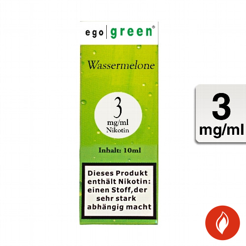 E-Liquid Ego Green Wassermelone 3 mg