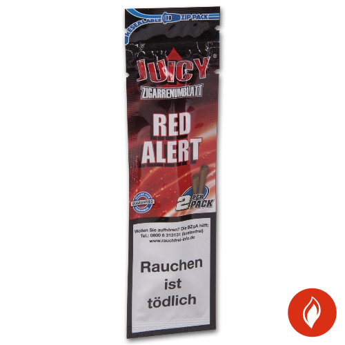 Juicy Zigarrenumblatt Red Alert Zigarettenpapier