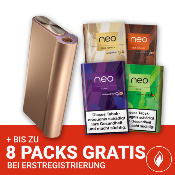 Glo Hyper X2 Air Rose Gold + gratis Sticks bei Registrierung