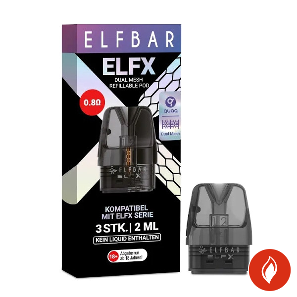 Elfbar Elfx 0,8 Ohm E-Clearomizer Packung