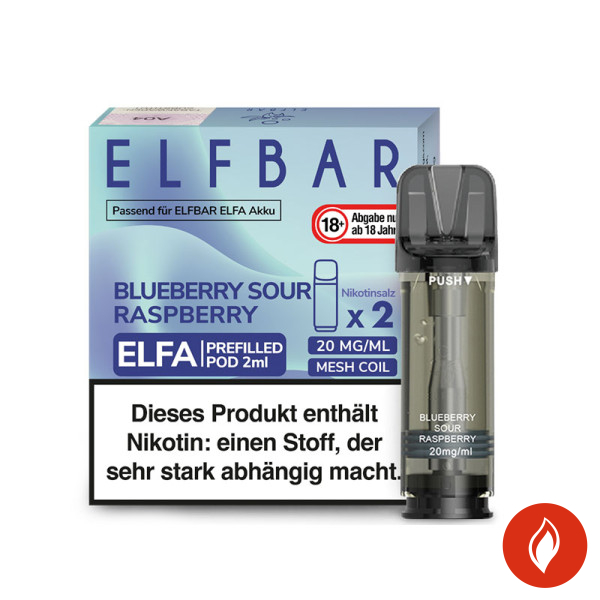 Elfbar Elfa Pods Blueberry Sour Raspberry - 20mg Nikotin