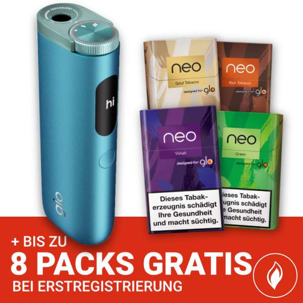 Glo Hyper Pro Jade Teal Device + gratis Sticks bei Registrierung