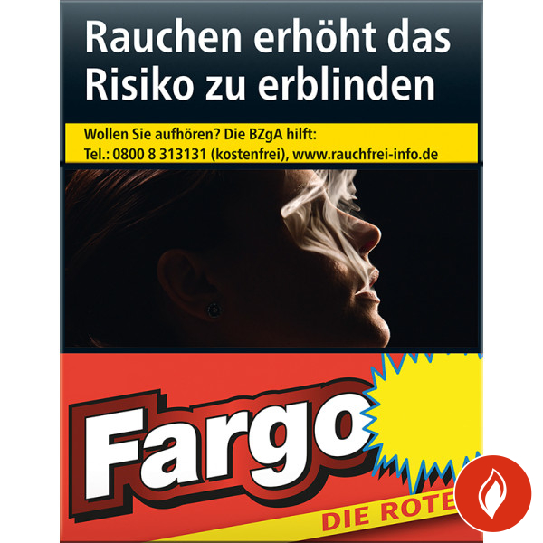 Fargo Rot Zigaretten Schachtel