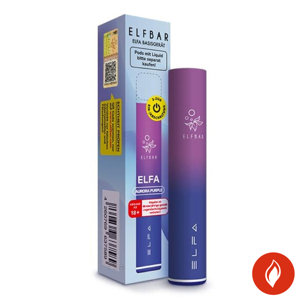 Elfbar ELFA CP Body Aurora Purple Akku Stick E-Zigarette