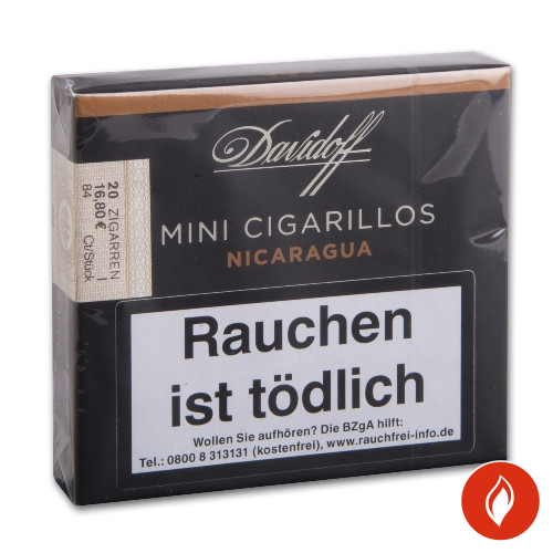 Davidoff Mini Cigarillos Nicaragua Zigarillos 20er Schachtel