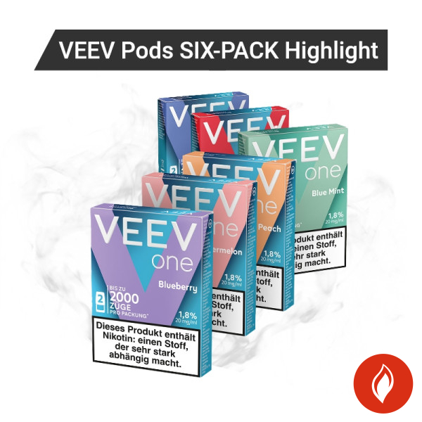 VEEV Pods Six-Pack Highlight