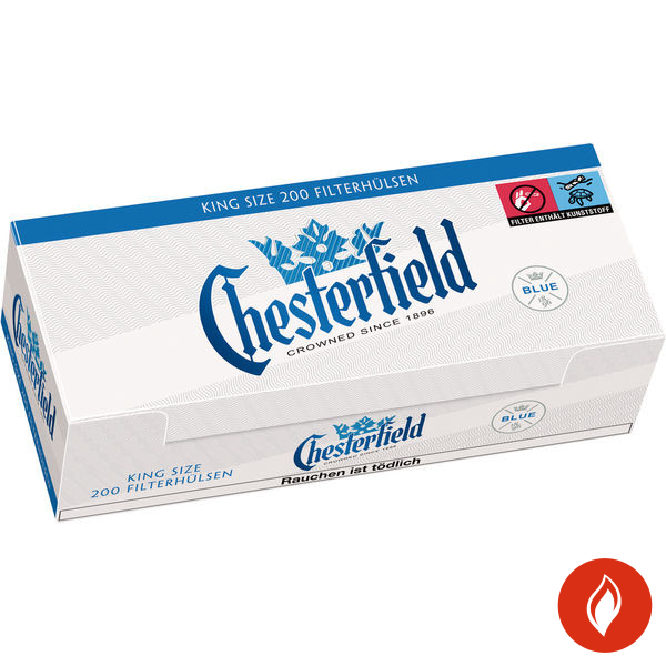 Chesterfield Blue Filterhülsen Packung