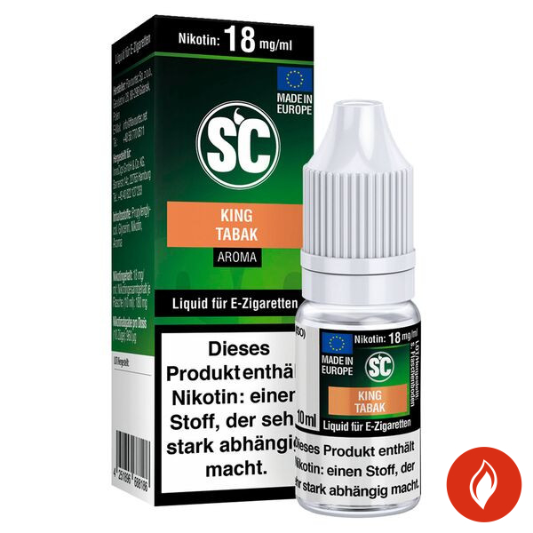 SC King Tabak 18mg Nikotinsalz Liquid