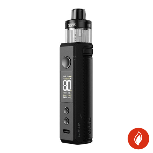 Voopoo Drag X2 Pod Kit Spray Black E-Zigarette
