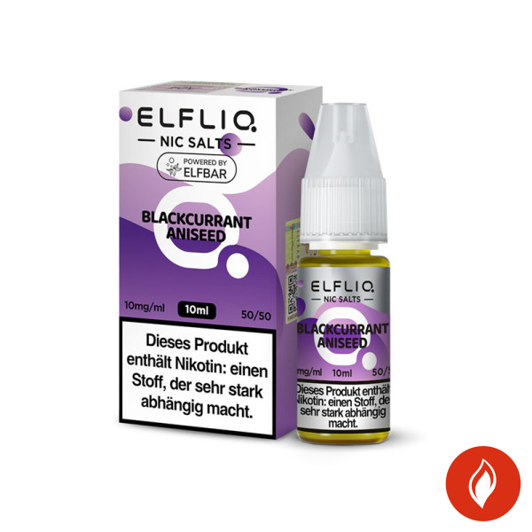 Elfbar Elfliq Blackcurrant Aniseed 10mg Nikotinsalz