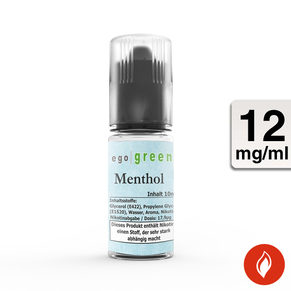 E-Liquid Ego Green Menthol 12 mg