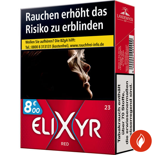 Elixyr Red Big Pack Zigaretten Einzelschachtel