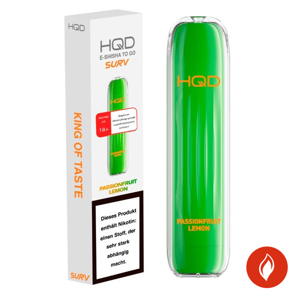 HQD Surv Passionfruit Lemon 18mg Einweg E-Zigarette