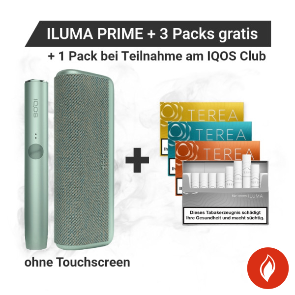 IQOS Iluma Prime Jade Green + gratis TEREA Sticks bei Registrierung