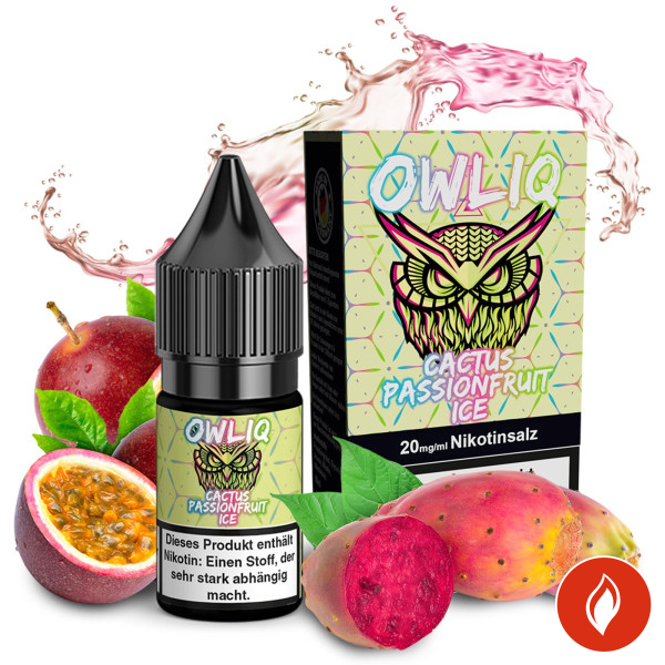 Owliq Cactus Passionfruit Ice 20mg Nikotinsalz Liquid