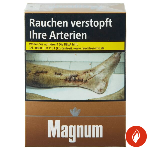 Magnum Gold Maxi Zigaretten Schachtel