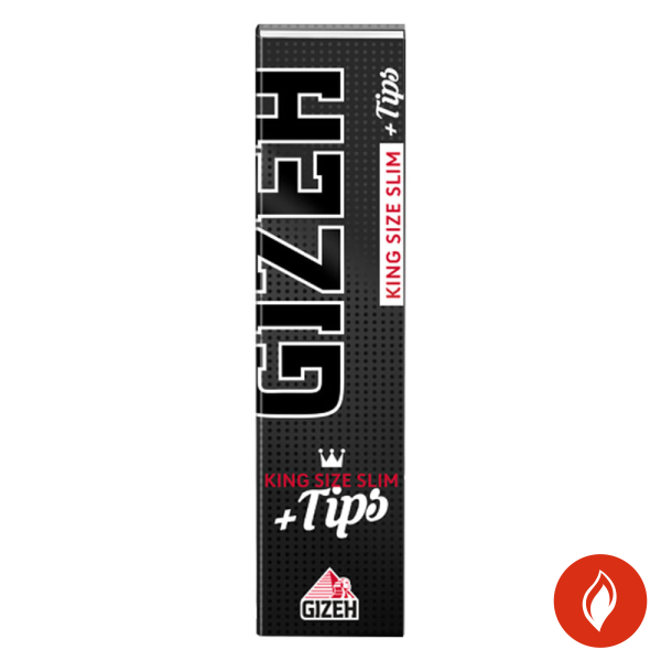Gizeh Black King Size Extra Fine Slim + Tips Booklet