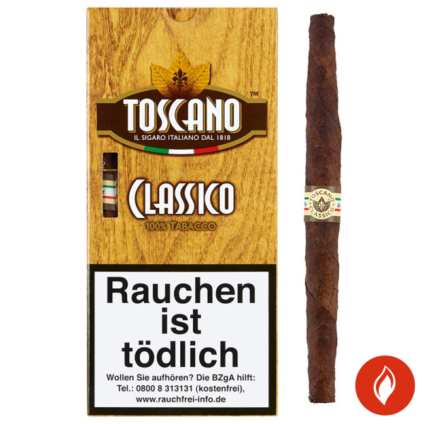 Toscano Classico Zigarillos Schachtel