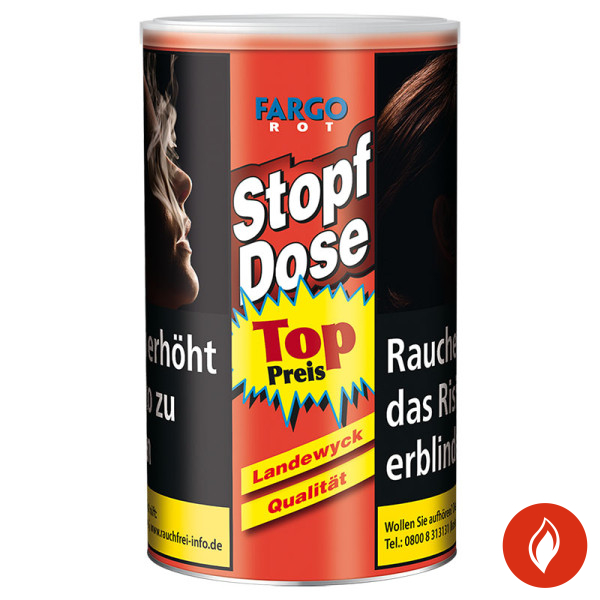 Fargo Rot Stopftabak Dose