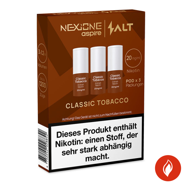 Nexione Salt Classic Tobacco 20mg Pods Packung