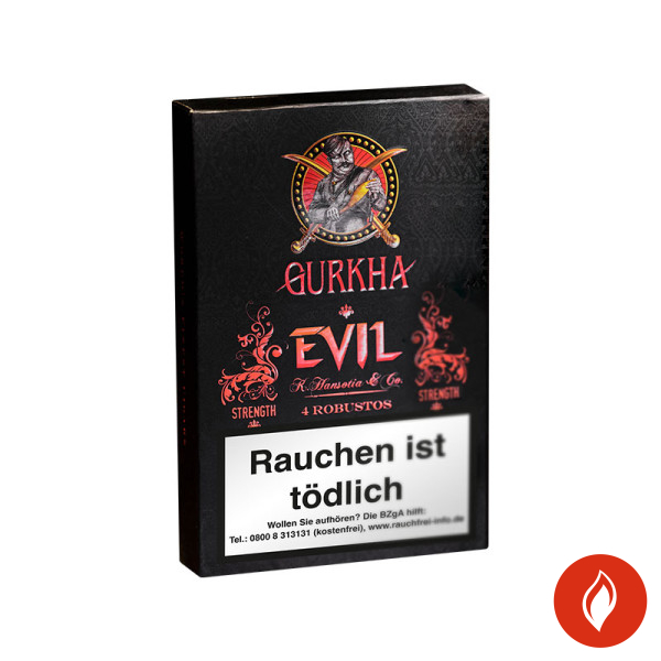 Gurkha Evil Robusto Zigarren Schachtel