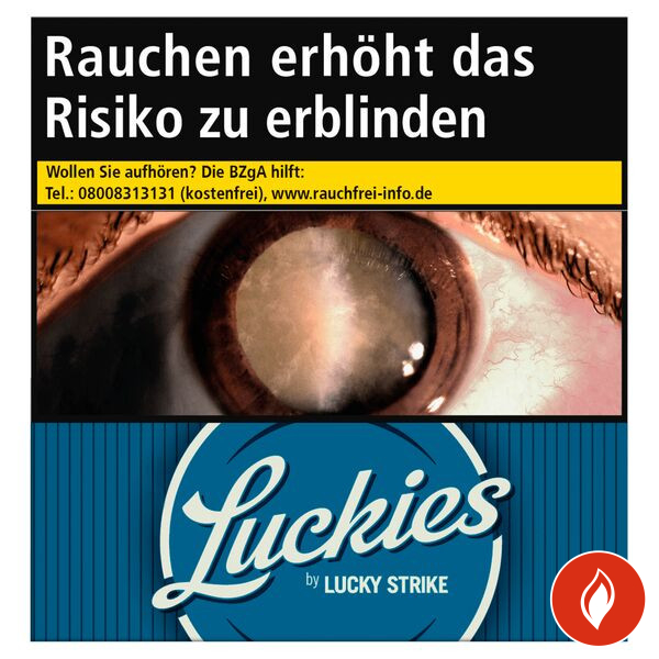 Luckies Crafted 1871 Blue Hercules Zigaretten Schachtel