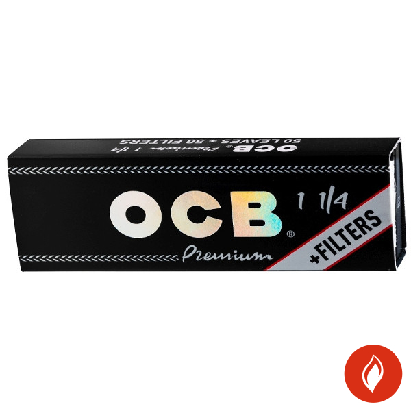 OCB Schwarz Premium 1 1/4 Papers +Tips