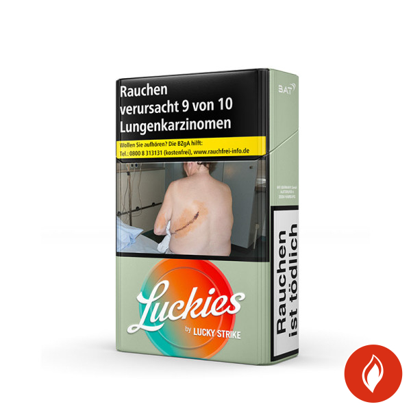 Luckies by Lucky Strike Red OP Zigaretten Schachtel
