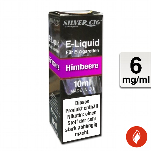 E-Liquid SILVERCIG Himbeere 6 mg