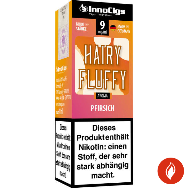 Innocigs E-Liquid Hairy Fluffy Pfirsich 9mg
