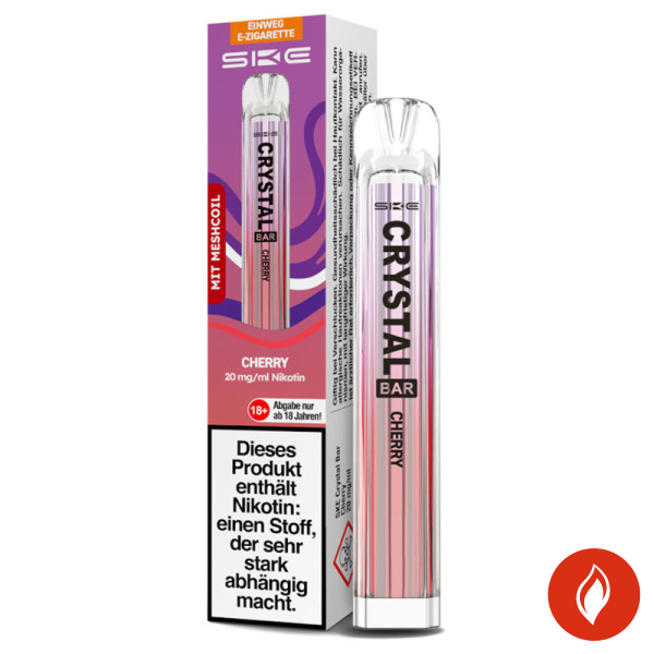 SKE Crystal Bar Cherry 20mg Einweg E-Zigarette 