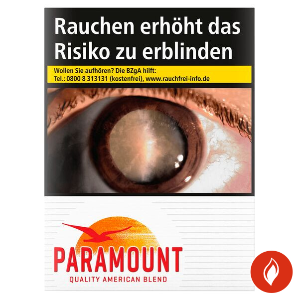 Paramount Original Pack Zigaretten Schachtel