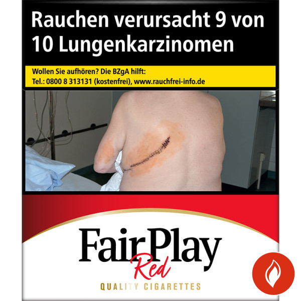 Fair Play Red Giga Zigaretten Schachtel