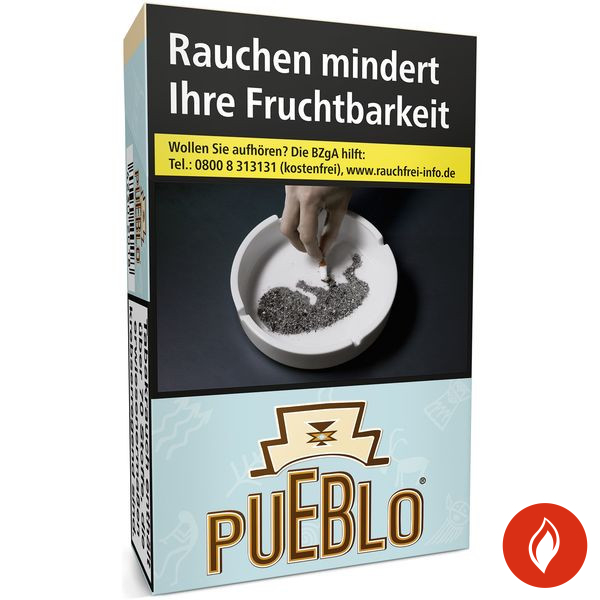 Pueblo Blue Original Pack Zigaretten Schachtel