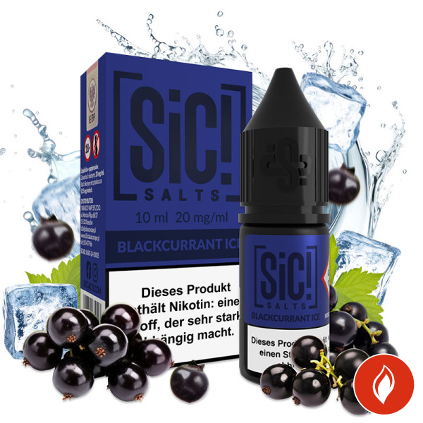 SiC! Salts Blackcurrant Ice 20mg Nikotinsalz Liquid