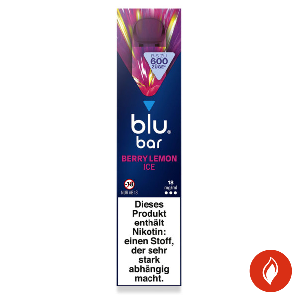 Blu Bar Berry Lemon Ice 18mg Einweg E-Zigarette