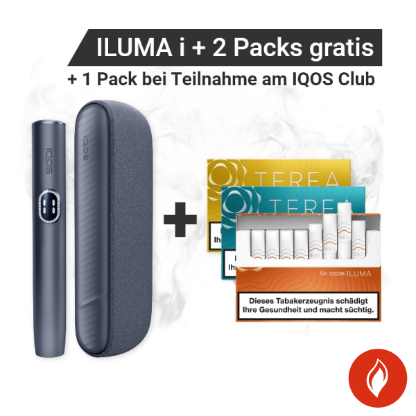 IQOS ILUMA i Midnight Black + Gratis TEREA Packs