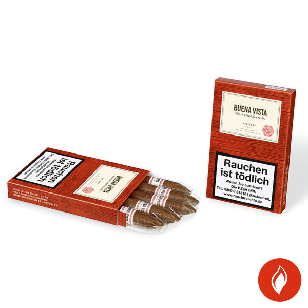 Buena Vista Dark Fired Kentucky Belicoso Zigarren Schachtel